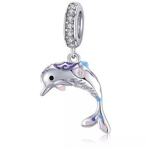 925 Silver Dolphin Nautical Charm